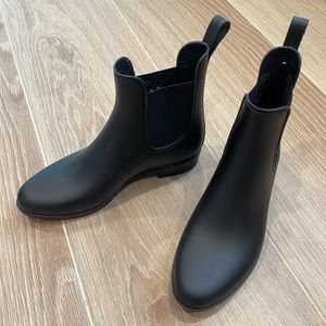 Sam Edelman Tinsley Black Rubber Rain Boots